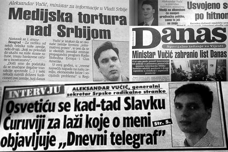 Read more about the article 25 година касније Вучић поново жели да се обрачунава са независним медијима и новинарима